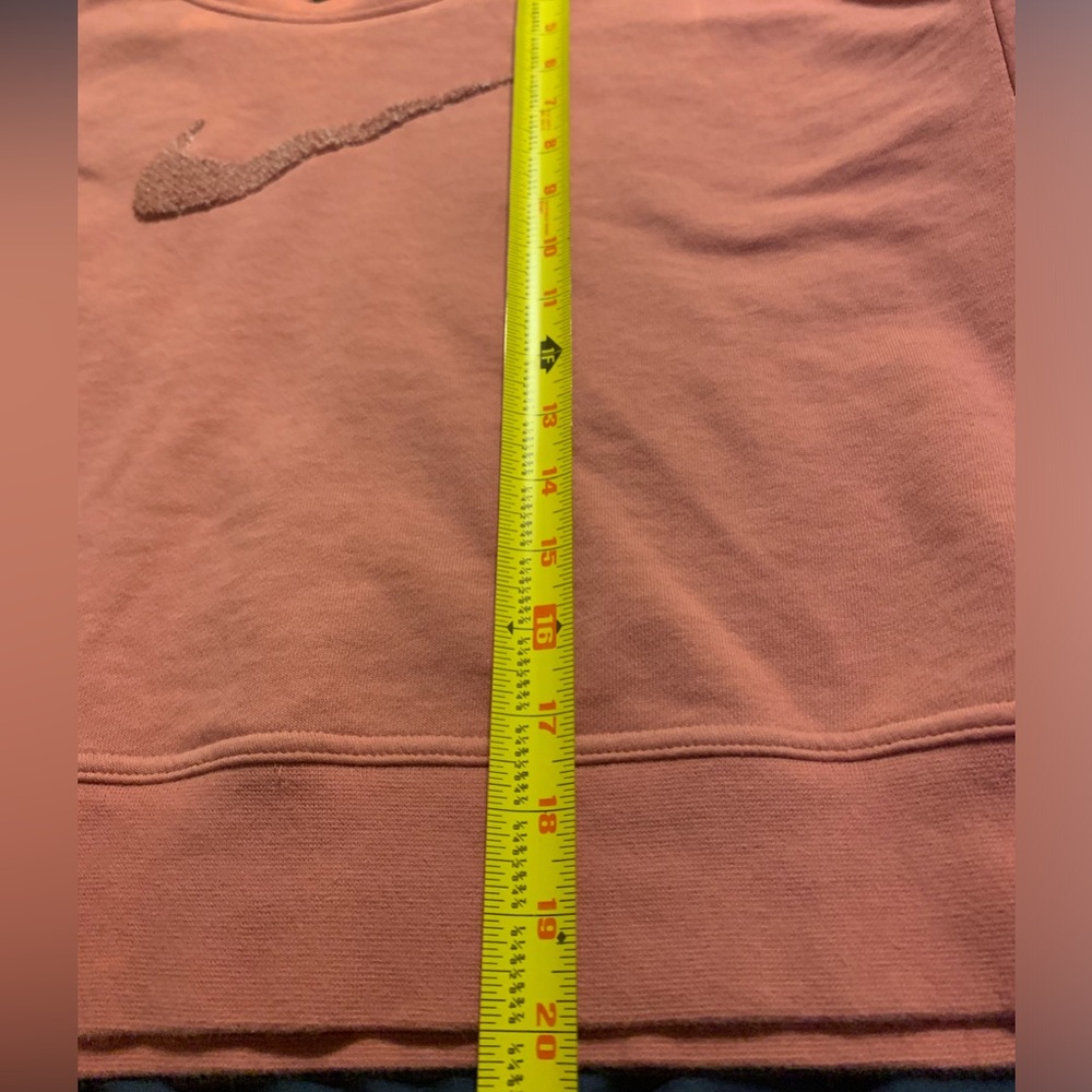 Nike pink sweatshirt medium cropped top - Picture 7 of 9